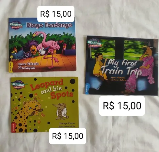 3 livros de inglês (cambridge reading adventures) ideal para crianças de 5 a 12 anos