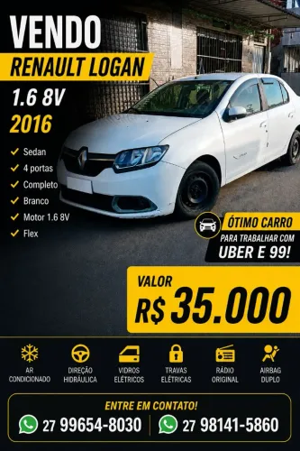 Renault Logan Expression Hi-flex 1.6 8V 4P 2016