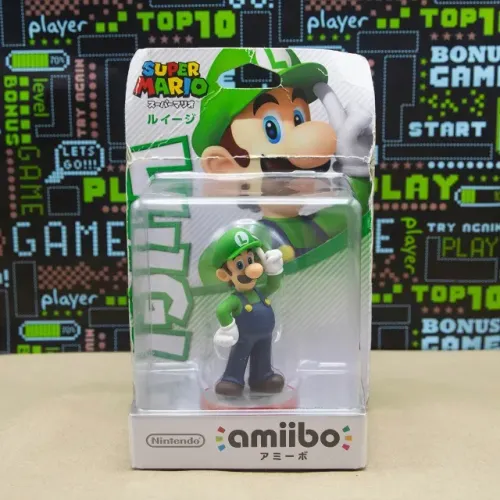 Amiibo Luigi Super Mario - Original Nintendo (Lacrado com Desgaste na Caixa)