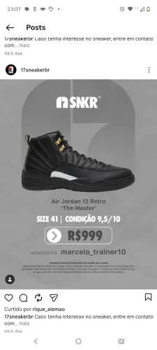 Tênis Jordan retro 12 