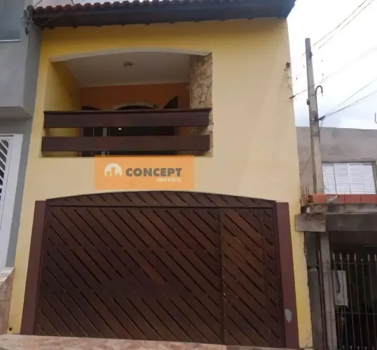 Sobrado com 3 quartos a venda por r$420.000,rua José Maria claro 640,jardim do castelo