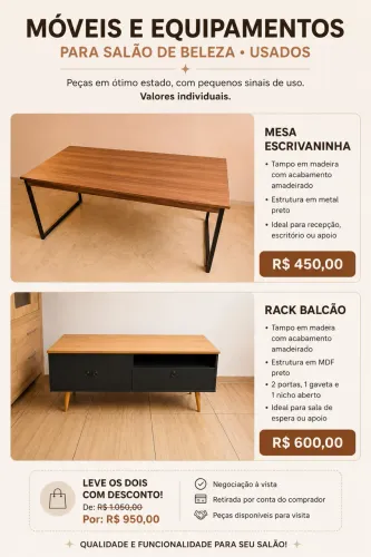 Mesa e Aparador