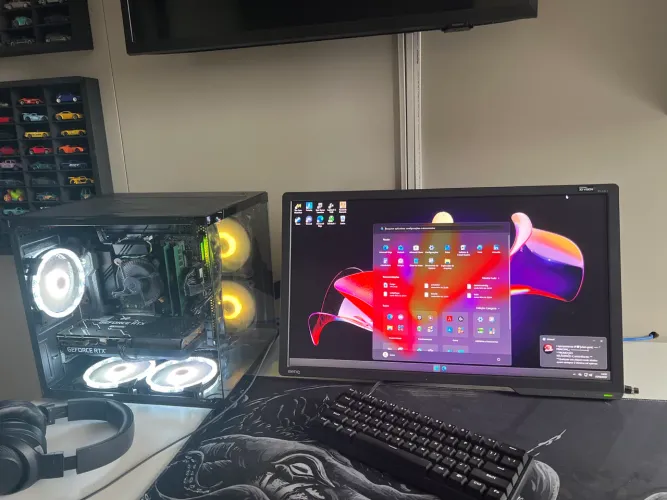 Troco por iPhone Setup gamer completo Rtx3060 + monitor e teclado