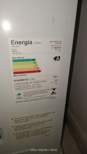 Aquecedor Bosch novo 