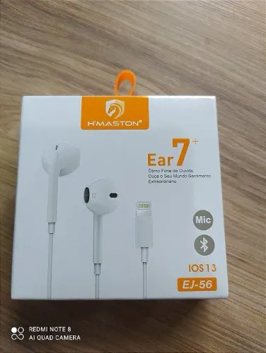 Fone de Ouvido iPhone Com Fio - Faço Entrega