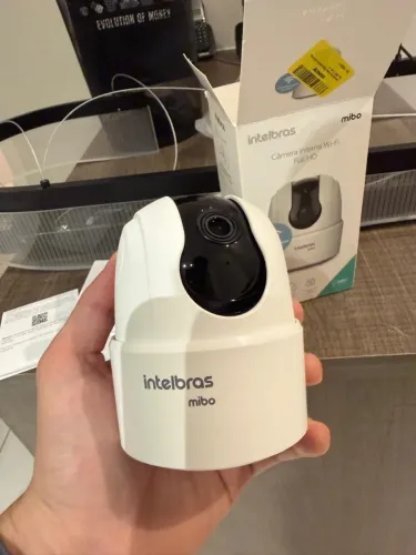 Câmera Wi-Fi intelbras mibo FullHD+ Cartão SD Purple 256GB