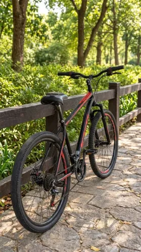 MTB Cripto Start Aro 29 Preta e Vermelha - Freio a Disco - Quadro Alumínio