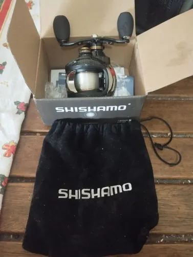 Carretilha Shishamo LB200 - 18 Rolamentos (17+1) - Completa na Caixa!