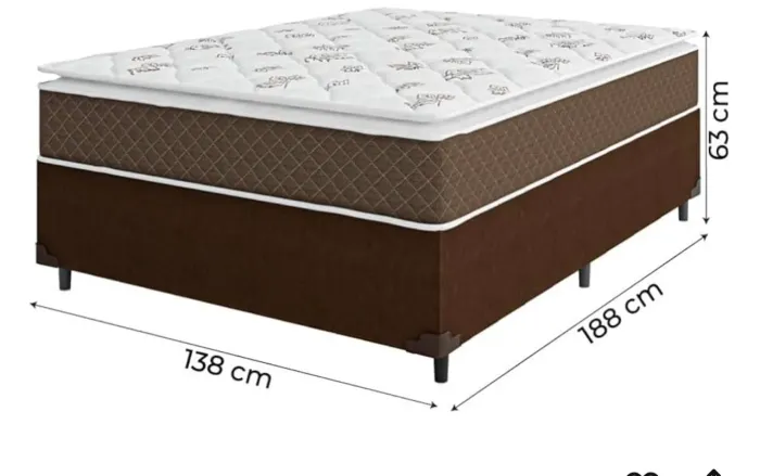 Cama box casal