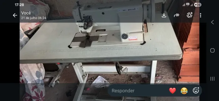 Maquina de costura industrial
