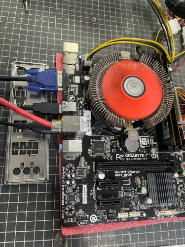 Kit placa mãe, processador, memória e HD