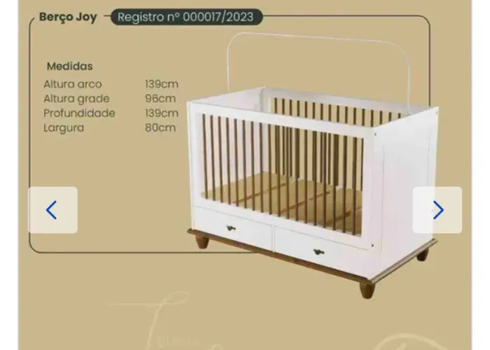 Berço modelo Joy novinho