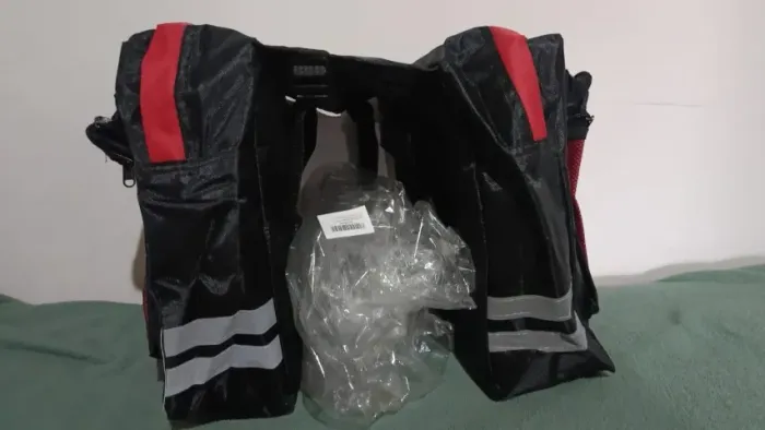 Alforge pequeno duplo para bicicleta