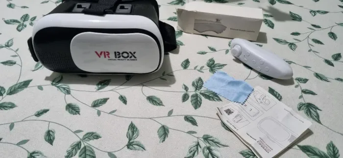Óculos Realidade Virtual VR Box + Controle Bluetooth