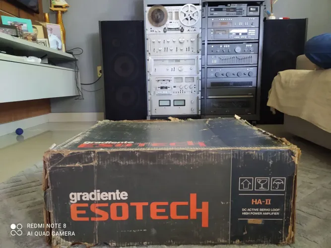 Amplificador potência gradiente esotech HA-II cygnus CCE polyvox 