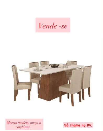 Vendo Mesa com cadeiras