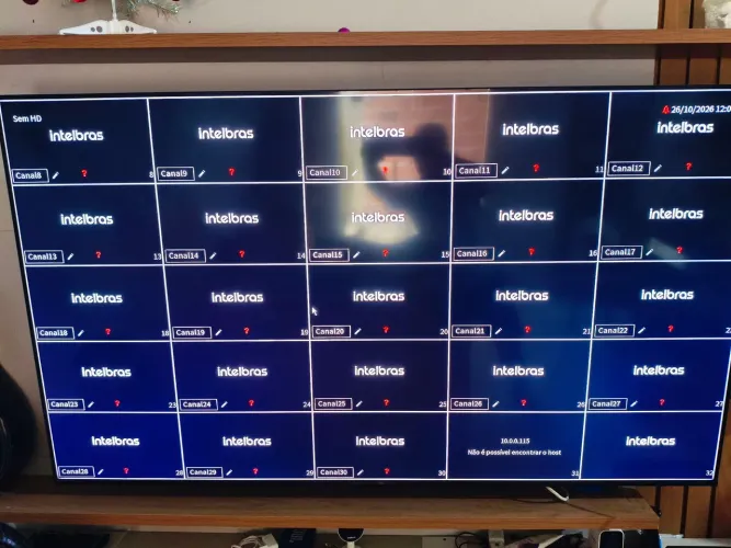 DVR DE 32 CANAIS INTELBRAS VC M HD DE 4T