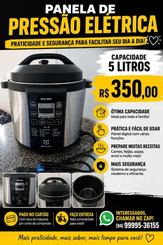 Panela de pressão elétrica