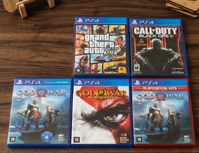Lote de 5 Jogos de PS4