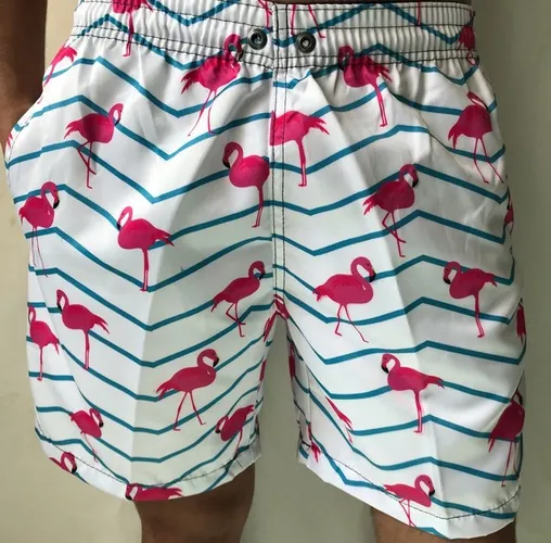 Bermuda tectel short liso e estampado tectel moda praia 