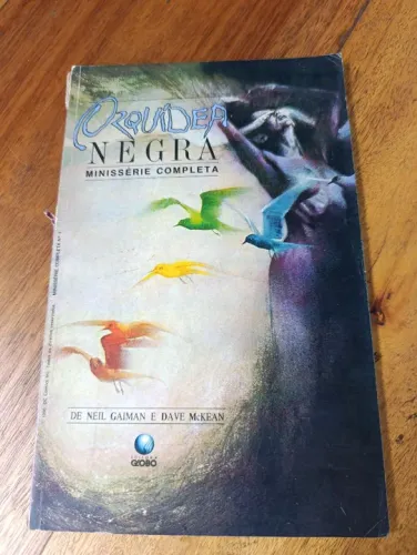 ORQUÍDEA NEGRA MINISSÉRIE COMPLETA ED. GLOBO 1990 NEIL GAIMAN E DAVE McKEAN
