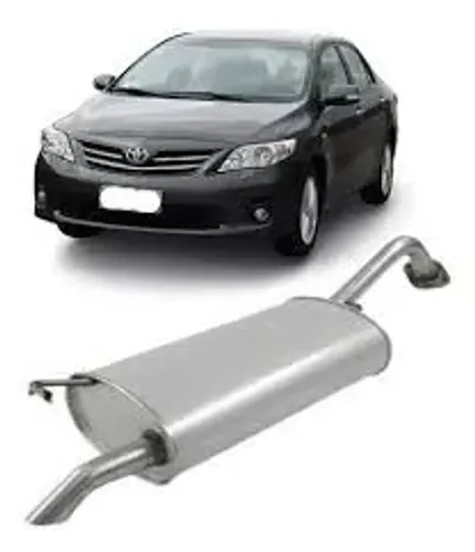Silencioso Traseiro Corolla 1.6 16v 03/08 Cod: 034730