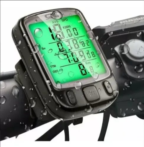 Velocímetro de Bike Lumi Magnético Ciclo Computador e Tempo Luz Noturna