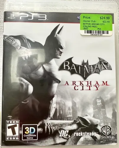 Fita PS3 - Batman Arkham City 