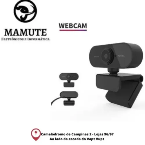 Webcam Full Hd Lehmox ley233 Webcam Microfone Visão Computador Câmera