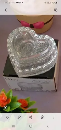 Porta joias em cristal