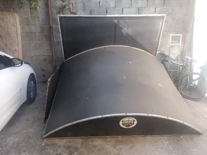 Toldo de proteção para entrada ou saída de comercio em geral