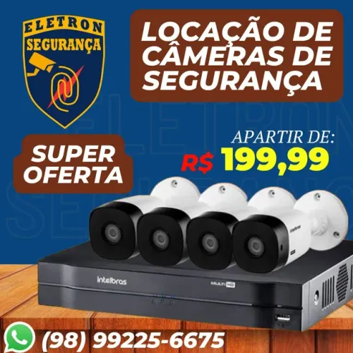 Câmeras e alarmes