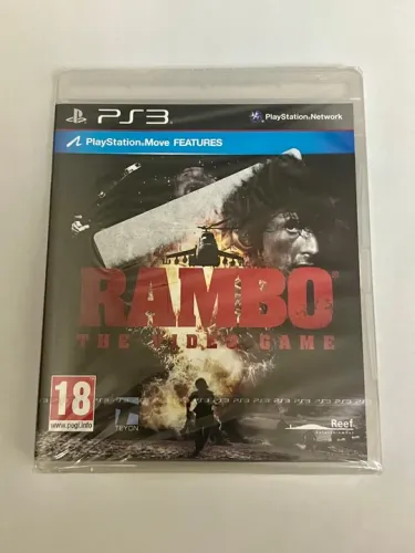 Jogo Rambo PS3 Lacrado - Raríssimo - Raro