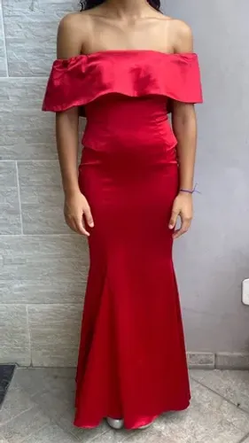 Vestido de festa longo vermelho - Agilitá