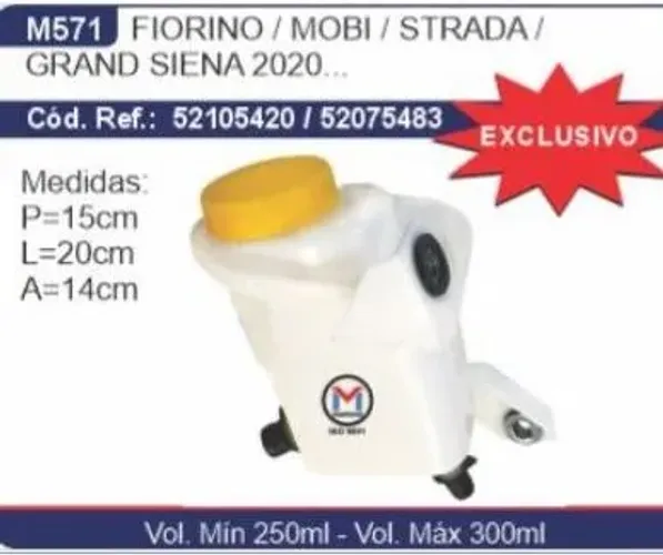 Reservatório Óleo Direção Hidráulica Fiat Punto Uno Linea  Fiorino 2007/2017