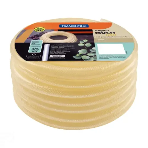 Mangueira Multiuso Trançada 3/8" x 2,7 mm em PVC 3 Camadas