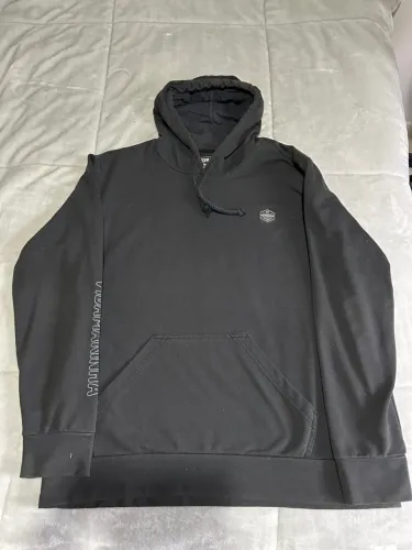 Moletom Preto com Capuz - Vida marinha