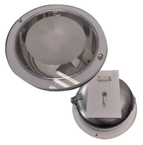 Spot Embutir Redondo 23Cm 2 X E-27 C/ Vidro Jateado no Centro