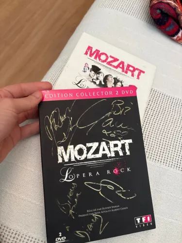 DVD Mozart L'Opéra Rock - Edição Colecionador 2 DVDs Autografado
