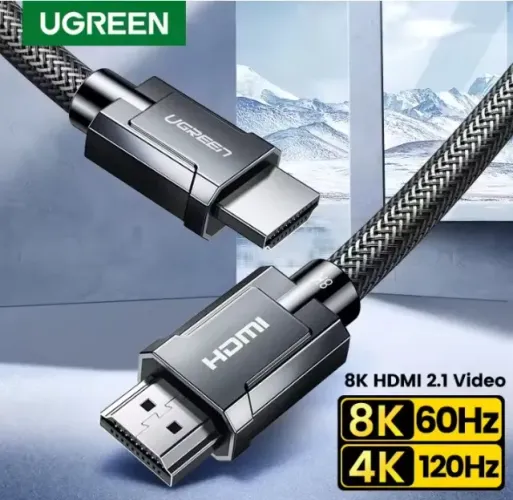 Cabo HDMI 2.1 / 1.5METROS / 8K 60Hz 48Gbps Ultra Alta Velocidade - UGREEN