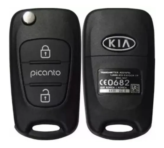 Carcaça Capa Chave Canivete Kia Picanto