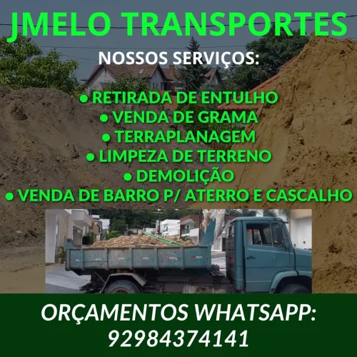 Retirada de entulho com ajudantes A PARTIR de 350,00 carrada de 7m orçamentos no whatsapp