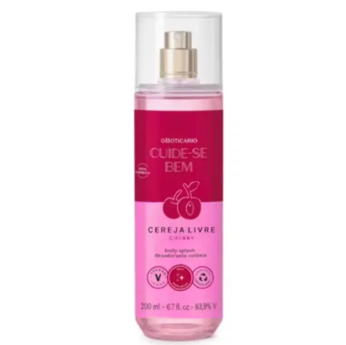 Body Splash Cereja Livre Cuide-se Bem O Boticário