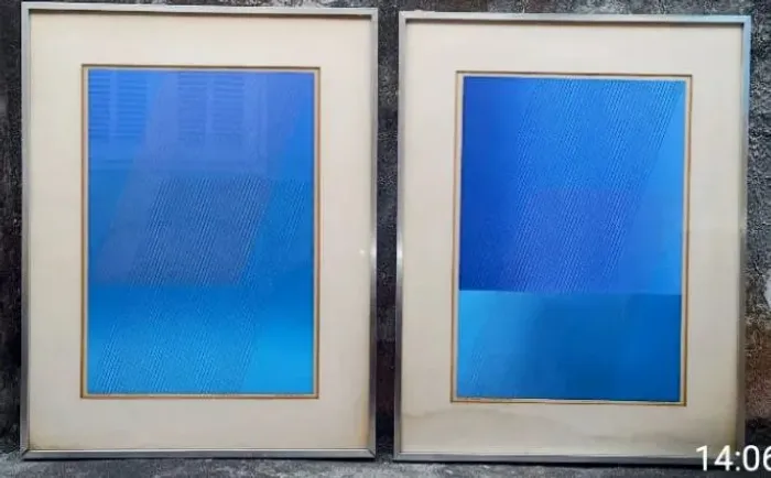 Quadros Abstratos Azuis - Decoração Moderna