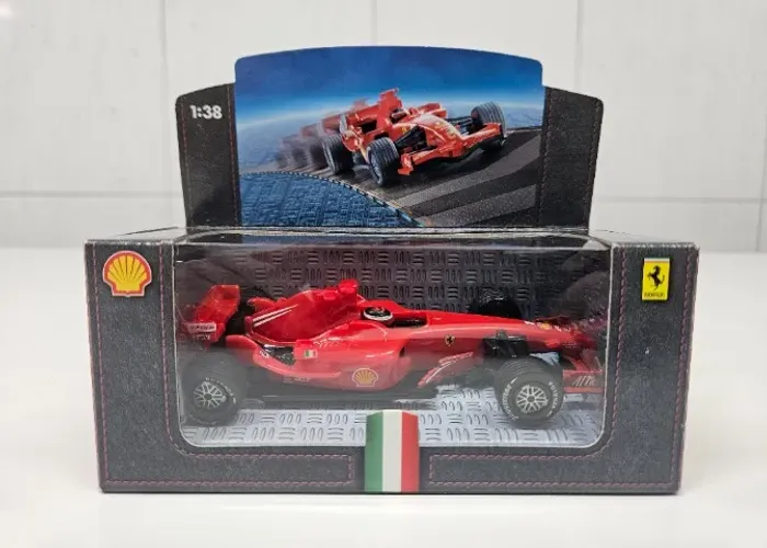 Miniatura Ferrari - F2008 - Shell (Hot Wheels)