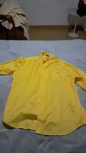 Camisa manga longa Polo play tam. gg clássico fit nova 