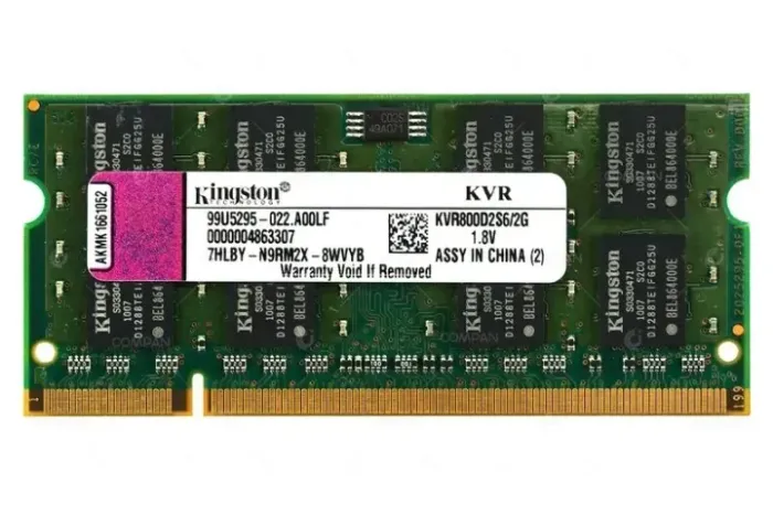 Memória Ddr2 Notebook 2gb 1 Kingston Kvr800d2s6/2g