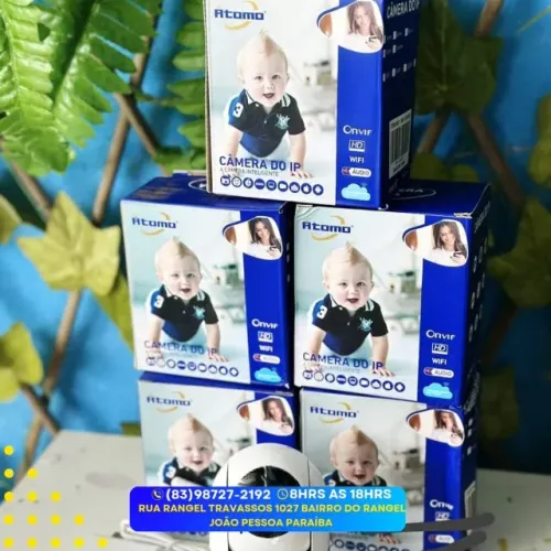 Camera Wifi Segurança 360° Full Hd 1080p 4k Jortan Com Áudio Novo Garantia Entrega