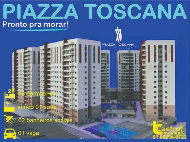 Entrega de imediato! PIAZZA TOSCANA. 3/4. 1 vaga. C309