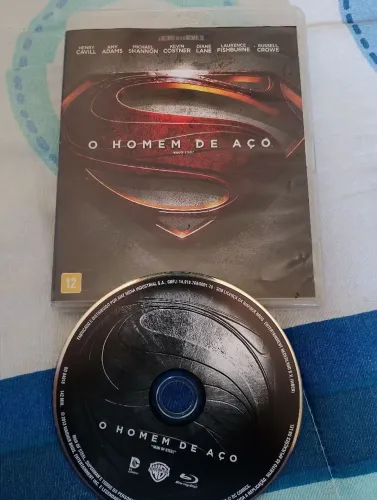 O homem de aço Blue-ray original faço Olx pay 